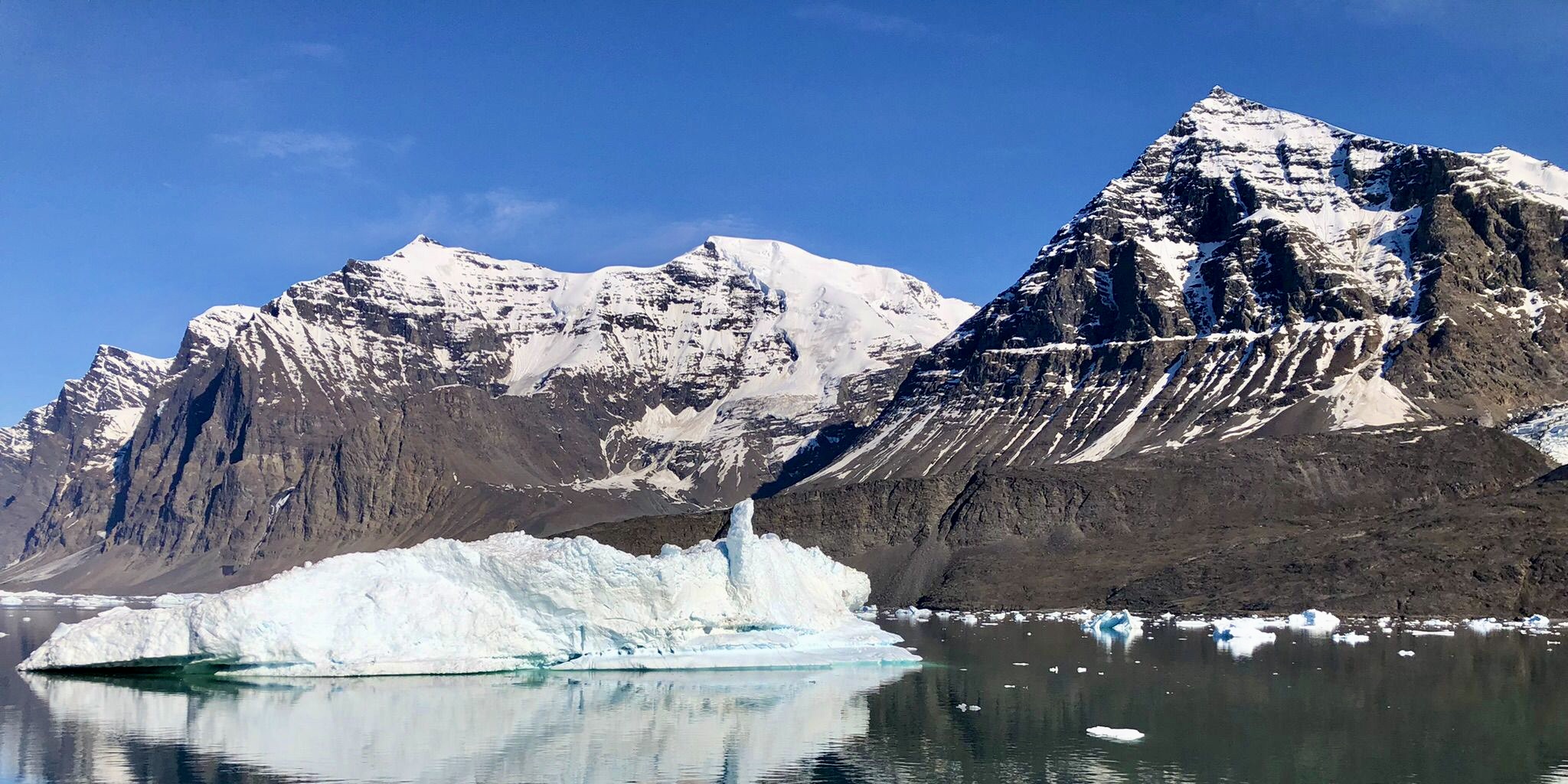 Iceberg Greenland Fjord